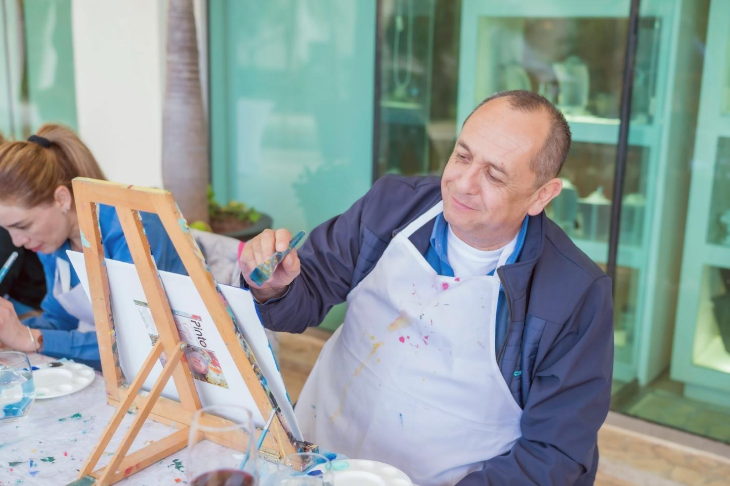 Vue représentative de notre environnement de travail consacré à la formation en concept art